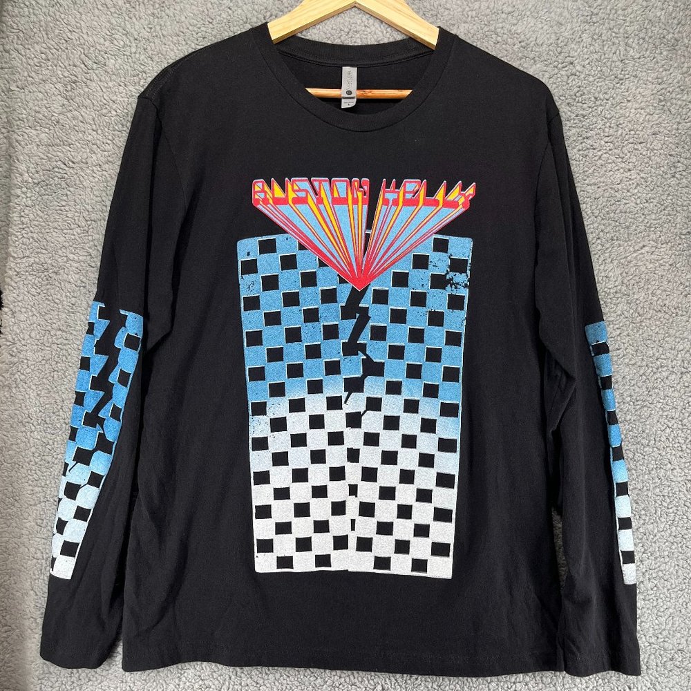 Ruston Kelly Long Sleeve Crew Neck Unisex T-Shirt size Large